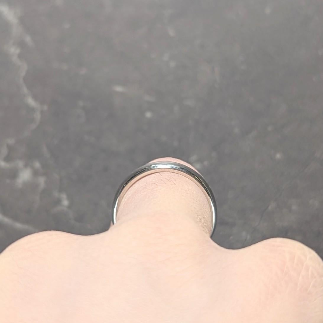 Tiffany & Co. 1990 Anillo de boda unisex Vintage Forever de platino en venta 5