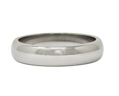 Tiffany & Co. 1990's Platinum Vintage Forever Wedding Band Unisex Ring