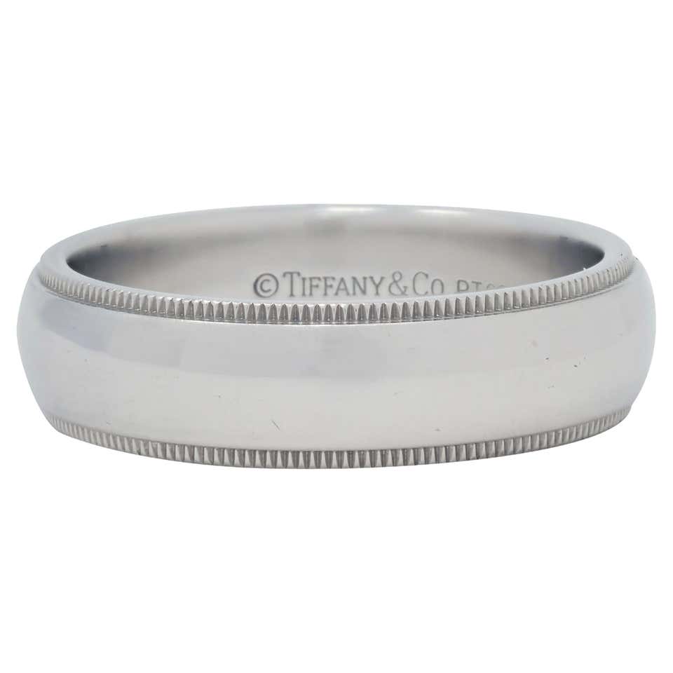 Tiffany and Co. Classic Platinum Men's Wedding Band at 1stDibs ...