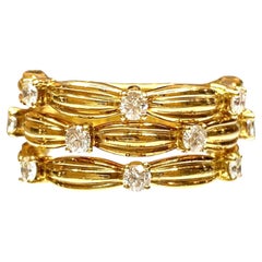 Tiffany & Co. 1992 Signature Basket Weaves Diamond Ring