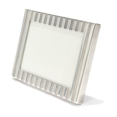 Tiffany & Co. 1995 Sterling Silver Atlas Groove Frame / Perpetual Calendar