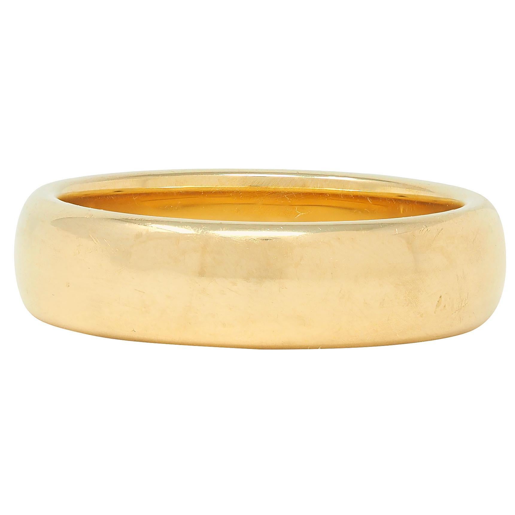 Tiffany & Co. 1999 18 Karat Gelbgold Vintage Forever Ehering für Männer (Moderne) im Angebot