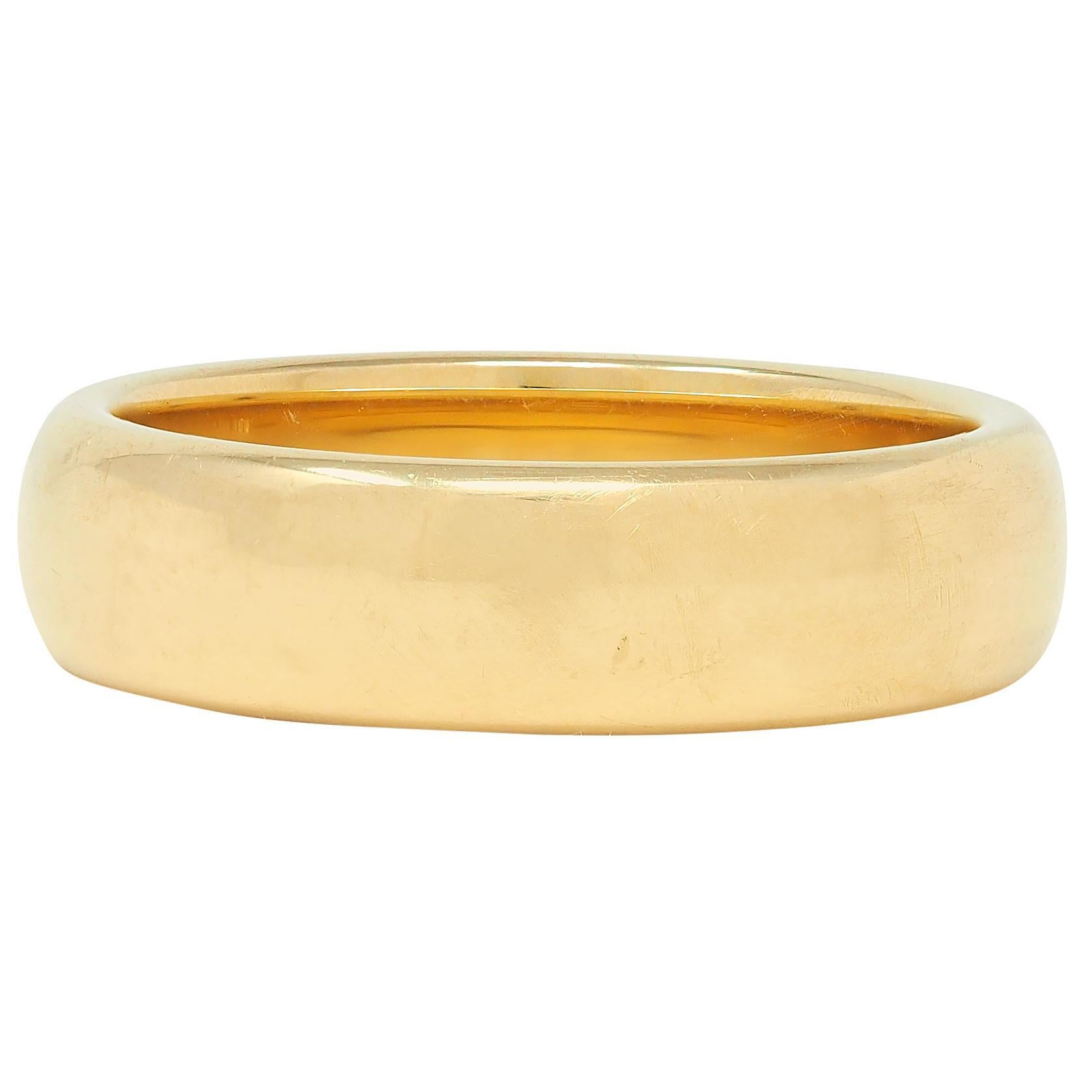 Tiffany & Co. 1999 18 Karat Gelbgold Vintage Forever Ehering für Männer Herren im Angebot