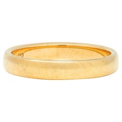 Tiffany & Co. 1999 18 Karat Yellow Gold Retro Wedding Band Ring