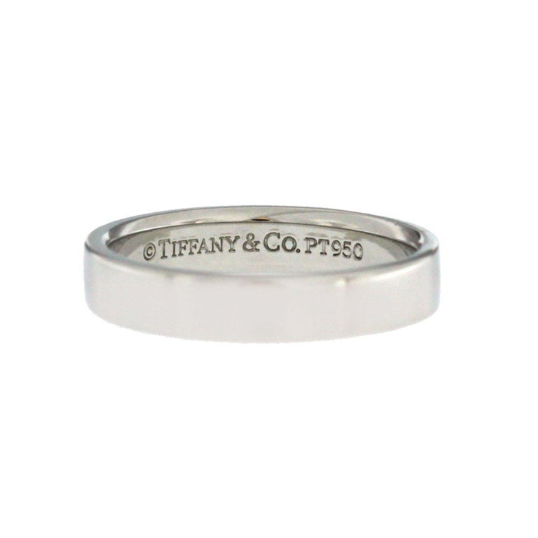 Tiffany and Co. 1999 Platinum 950 Band Ring For Sale at 1stDibs | 1999 ...