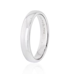 Tiffany & Co. 1999 Platinum Men's Wedding Band