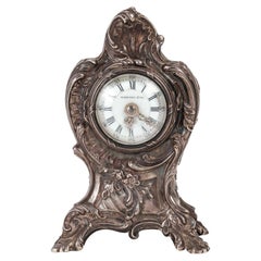 Antique TIFFANY & CO 19th Century Silver Clock.