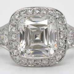 Tiffany & Co. 2 Carat Cushion Cut Diamond Legacy Engagement Ring