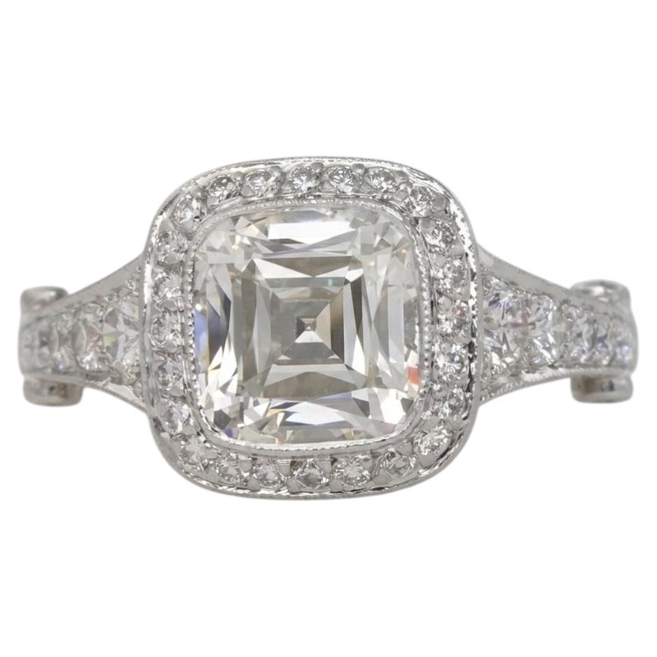 Tiffany & Co. 2 Carat Cushion Cut Diamond Legacy Engagement Ring