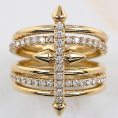 Tiffany & Co. 2 Carat Diamond 18k Yellow Gold Titan Pharrell Williams Ring
