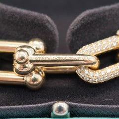 Tiffany & Co. 2 Carat Diamond HardWear Large Link Bracelet in 18k Yellow Gold
