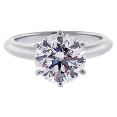 Tiffany & Co. 2 Carat Diamond Solitaire Ring
