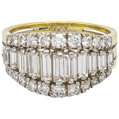 Tiffany 
Co. 2 Carat Diamonds Ring 18 Karat Gold