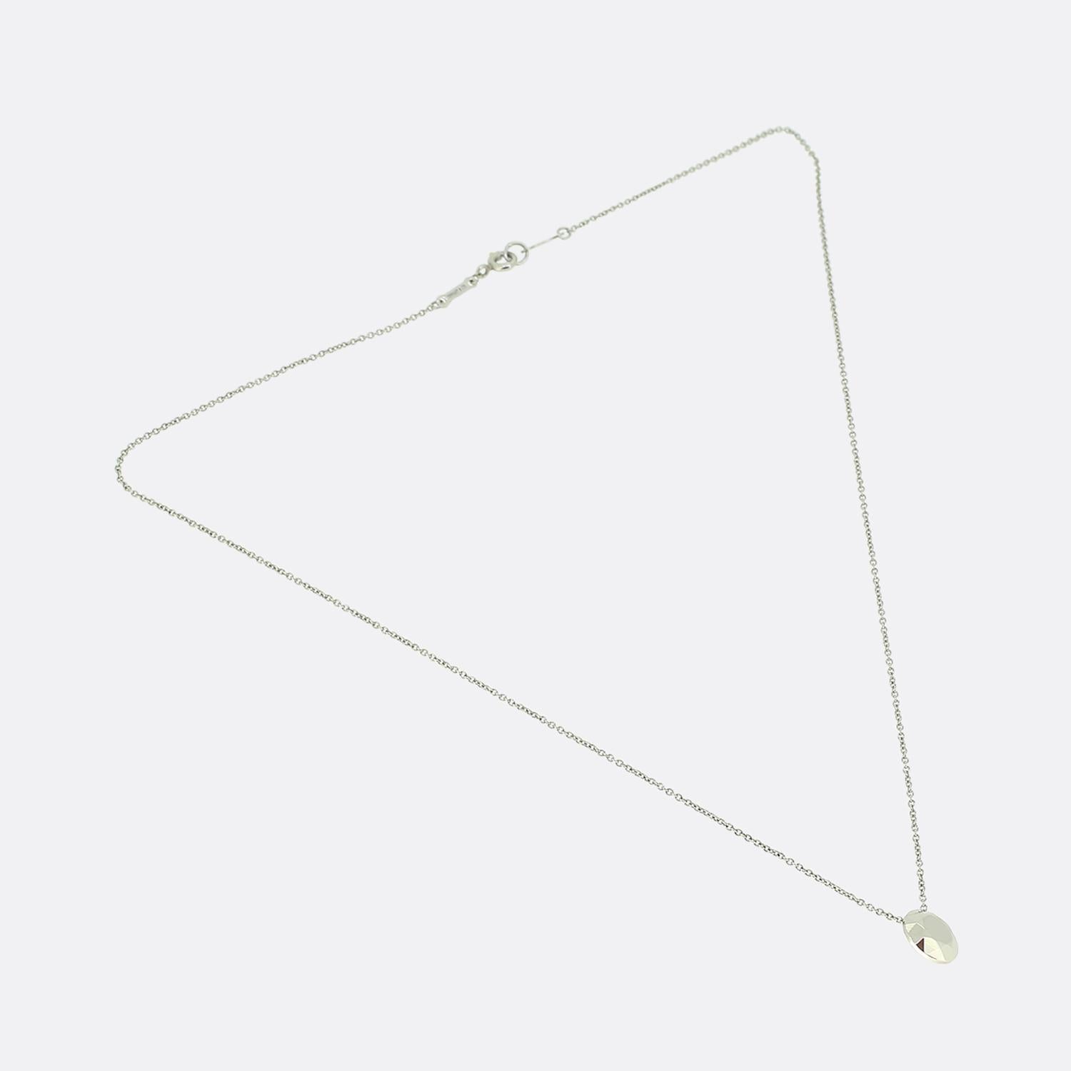 da uomo o donna Collana con ciondolo sfaccettato da 2 carati di Tiffany & Co. in vendita