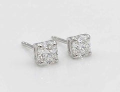 Tiffany & Co. 2 Karat Diamanten im Lucida-Schliff Platin-Ohrstecker