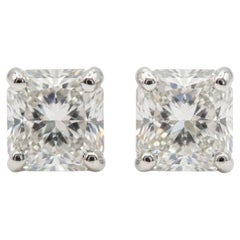 Tiffany & Co. 2 Karat Diamanten im Lucida-Schliff Platin-Ohrstecker