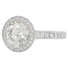 Tiffany & Co. 2 Carat Soleste Round Brilliant Cut Diamond Solitaire Ring