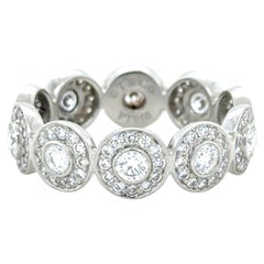 Tiffany & Co., 2.00 Carats Round Brilliant Cut Diamond Circlet Eternity Band