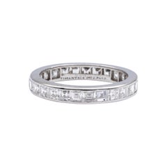 Tiffany & Co. - Bracelet d'éternité en platine avec diamants Asscher de 2::00 ct:: datant de 1947