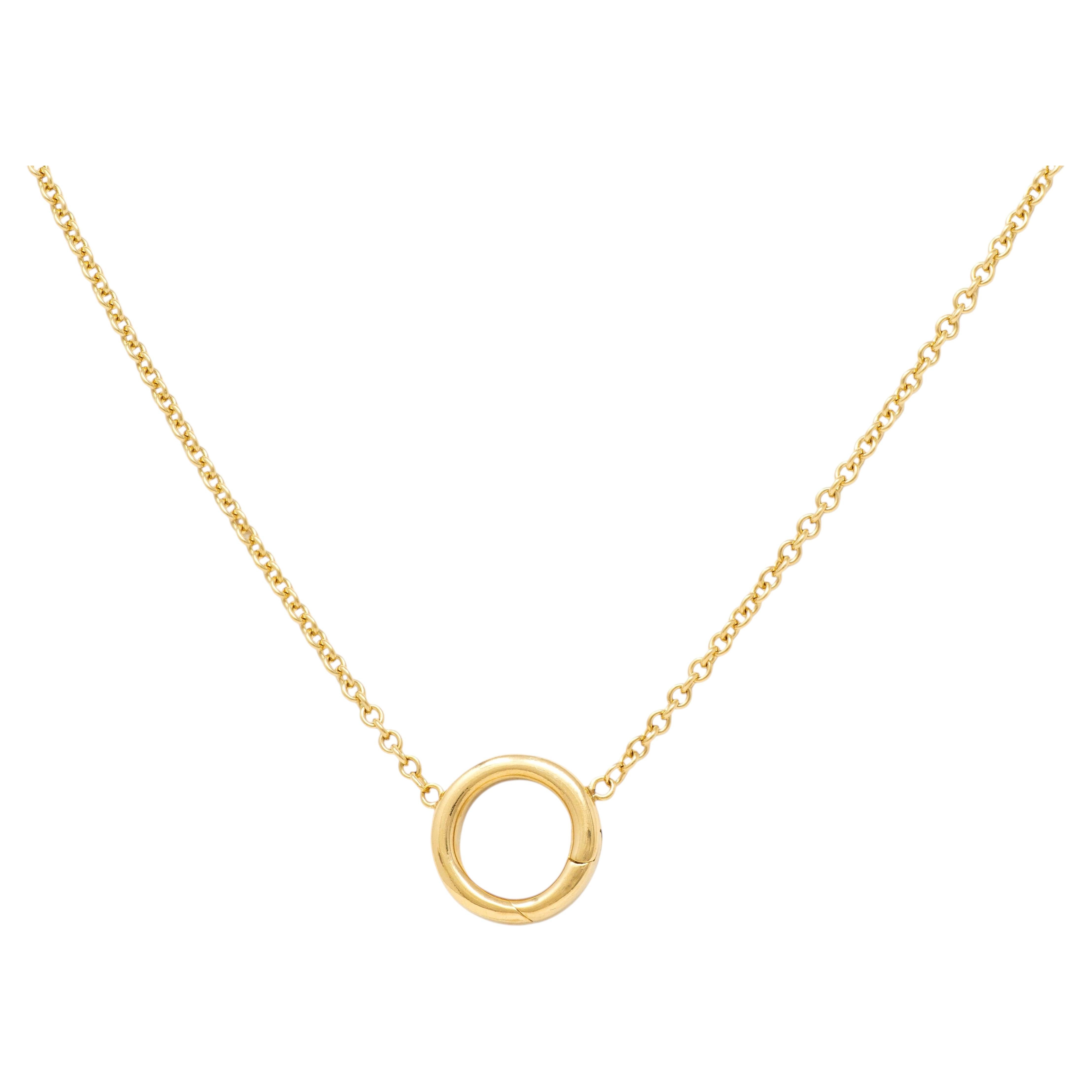 Collier à maillons articulés Tiffany & Co. des années 2000, en or jaune 18 carats