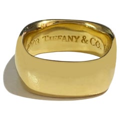 Tiffany & Co. 2003 Square Cushion Ring in 18k