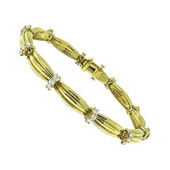 Pulsera de Tiffany & Co. con diamantes de 2,00 ct y oro amarillo de 18k