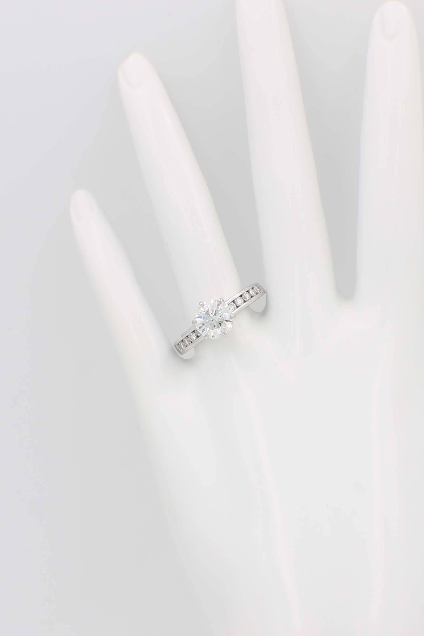 Tiffany & Co. 2.01 Carat F VVS1 Platinum Diamond Engagement Ring In Excellent Condition In San Diego, CA