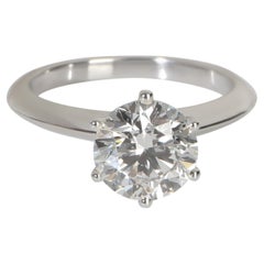 Tiffany & Co. Bague de fiançailles à diamants ronds et brillants de 2.01 ct