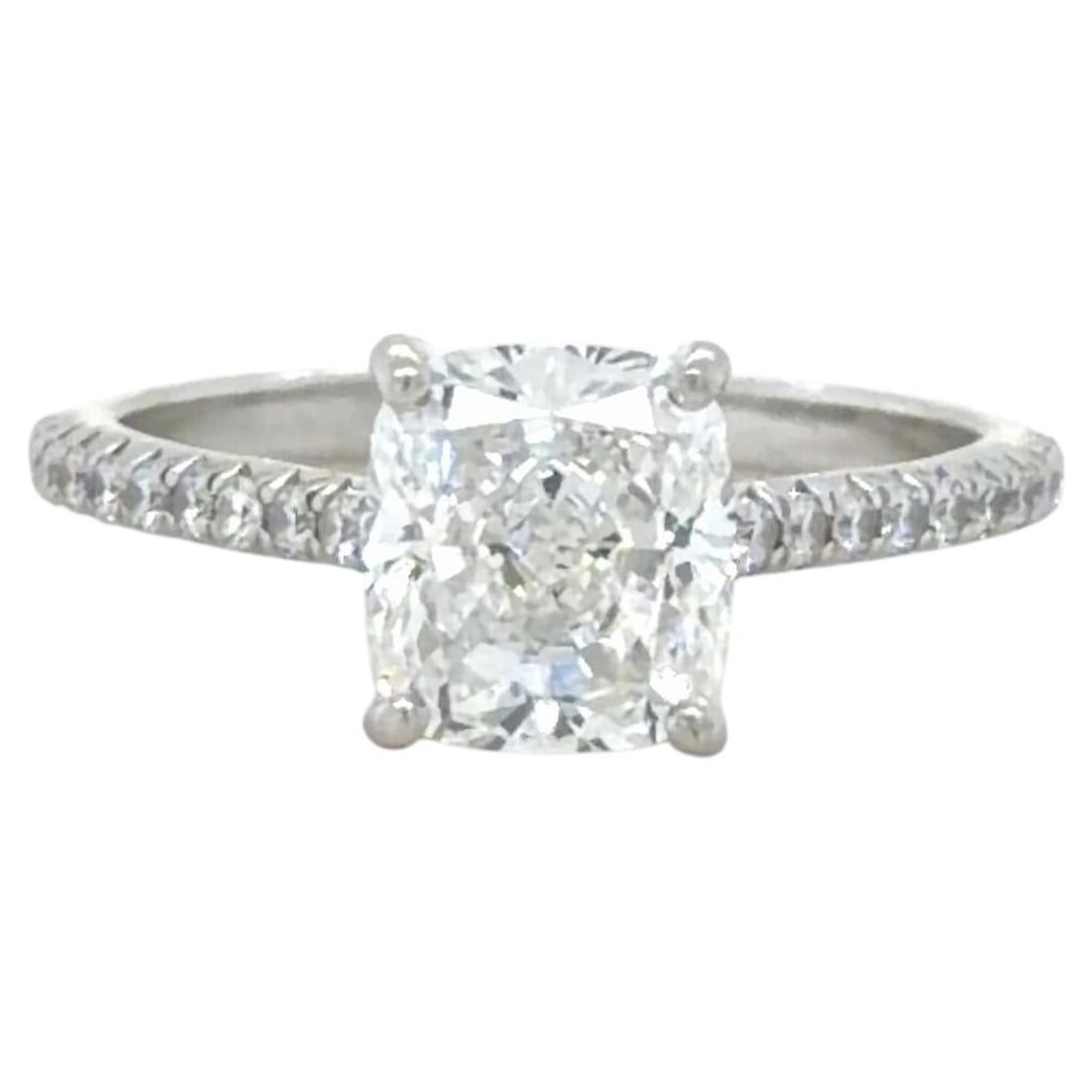 Tiffany & Co., 2.02 Carat Brilliant Cut Diamond "Novo" Engagement Ring