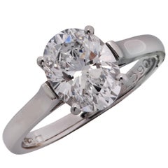Bague de fiançailles en diamant de 2::06 carats de Tiffany & Co
