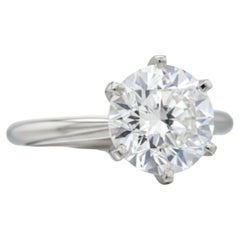 Tiffany 
Co. 2,08 Ct. Anello di fidanzamento con diamante taglio Brilliante rotondo