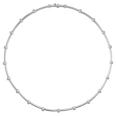 Tiffany & Co. 21 Collana di diamanti con cerniera a stazioni