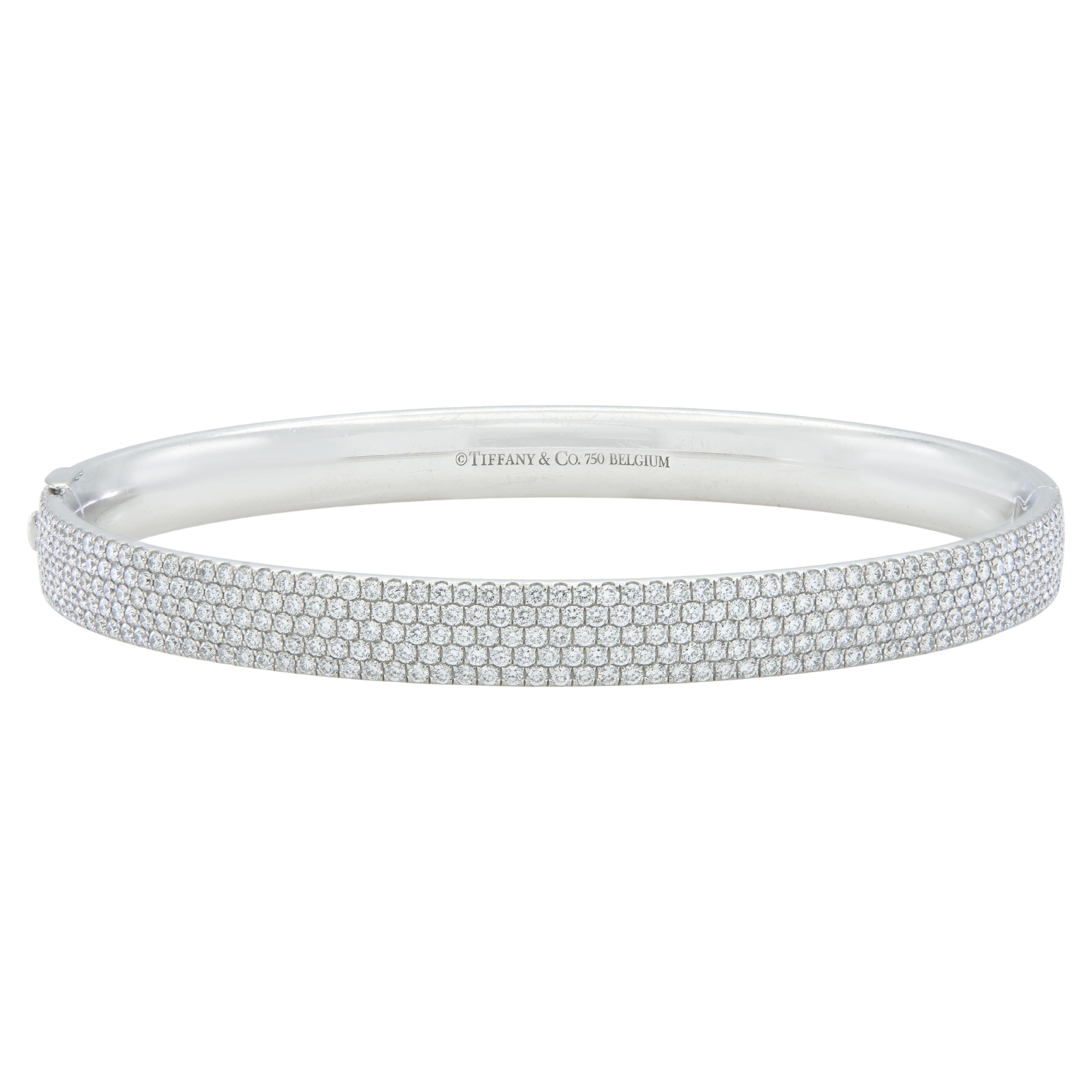 Bracciale a cerniera con diamante di 2,10 carati di Tiffany
Co.