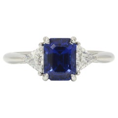 Tiffany & Co. 2.13 Carat Sapphire Engagement Ring