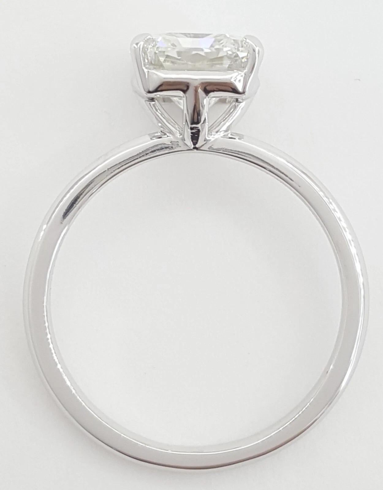 Radiant Cut Tiffany & Co. 2.16 ct True Cut Radiant Diamond Engagement Ring For Sale