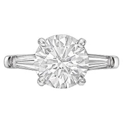 Tiffany & Co. 2.18 Carat Round Brilliant Diamond Ring 'G/VS2'