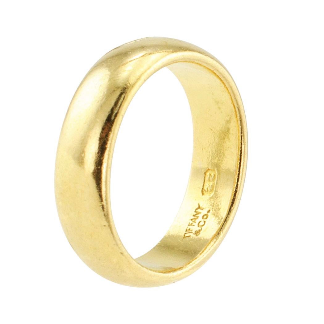 Tiffany & Co. 22 Karat Gold Antique Ring Band