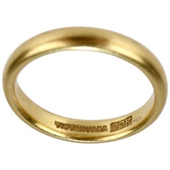 Tiffany & Co. 22 Karat Yellow Gold Band Ring