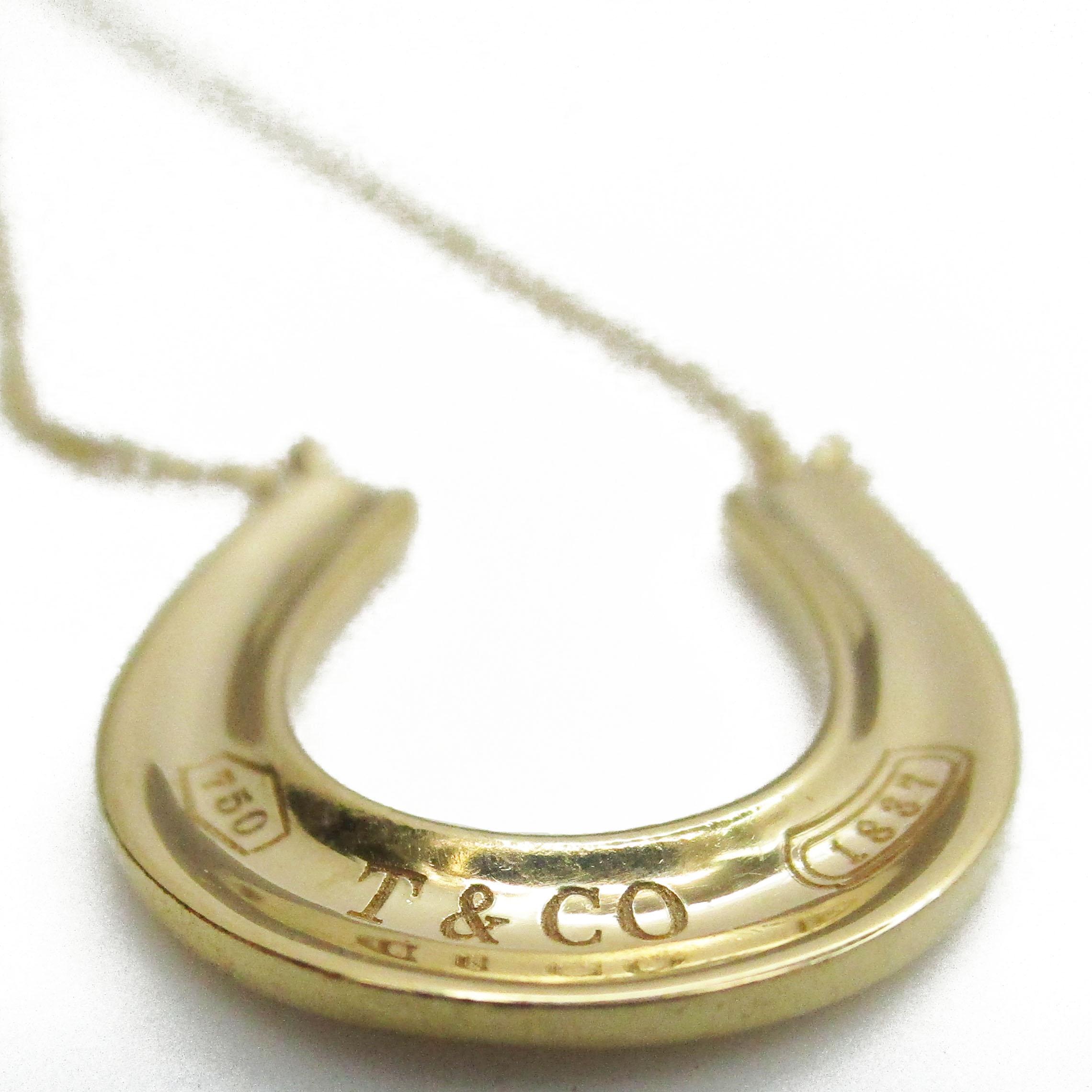 tiffany gold horseshoe necklace