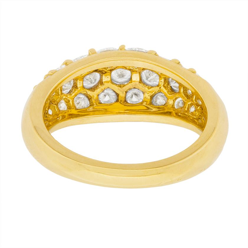 Tiffany & Co. 2.20ct Diamond Bombe Dress Ring In Excellent Condition For Sale In London, GB