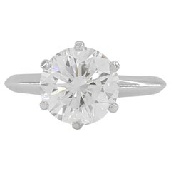 Tiffany 
Co. 2.22 Ct. Anello di fidanzamento con diamante taglio Brilliante rotondo