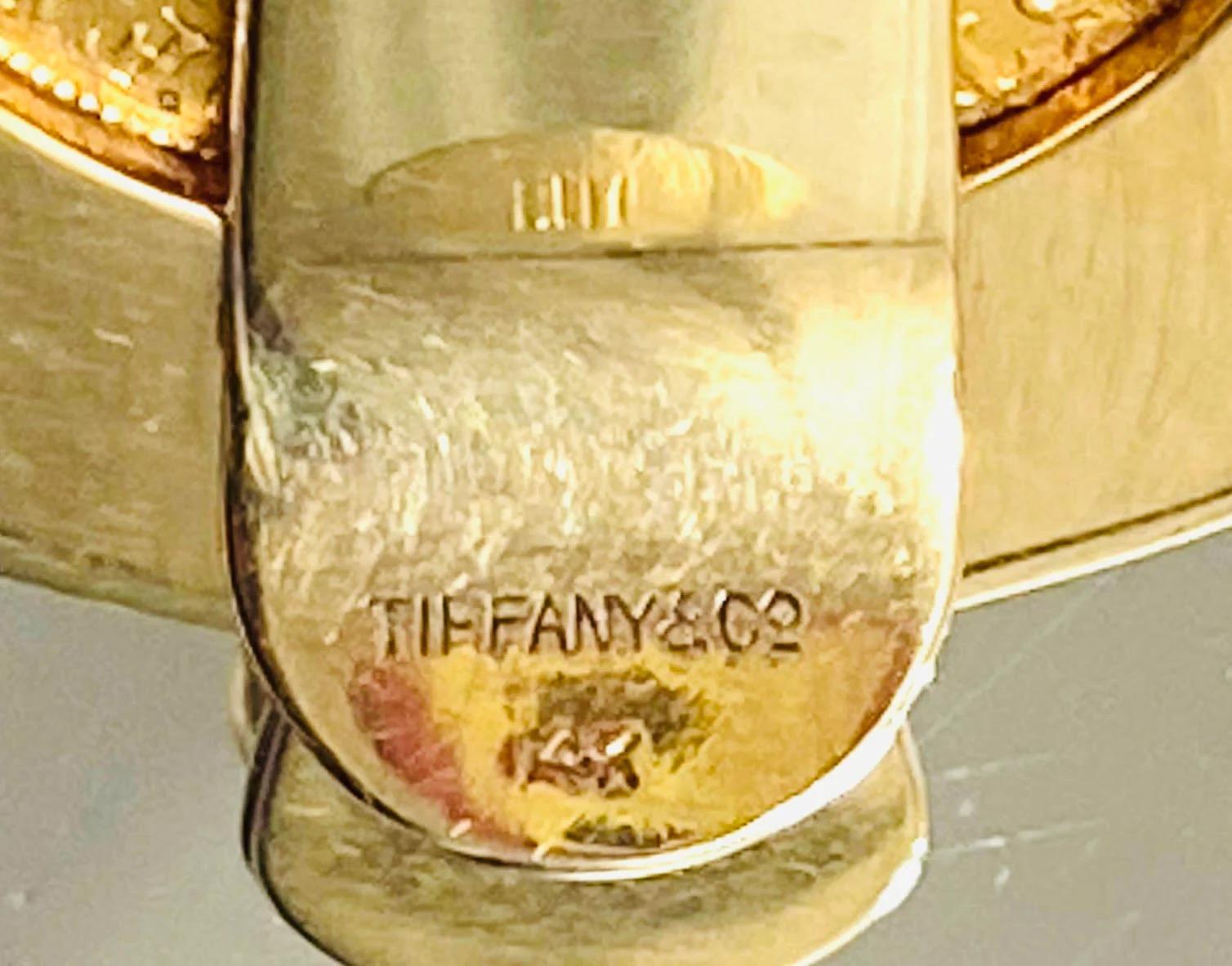 Tiffany & Co 22k Gold Coronet Kopf Quarter Eagle Münze Geldklammer im Angebot 3