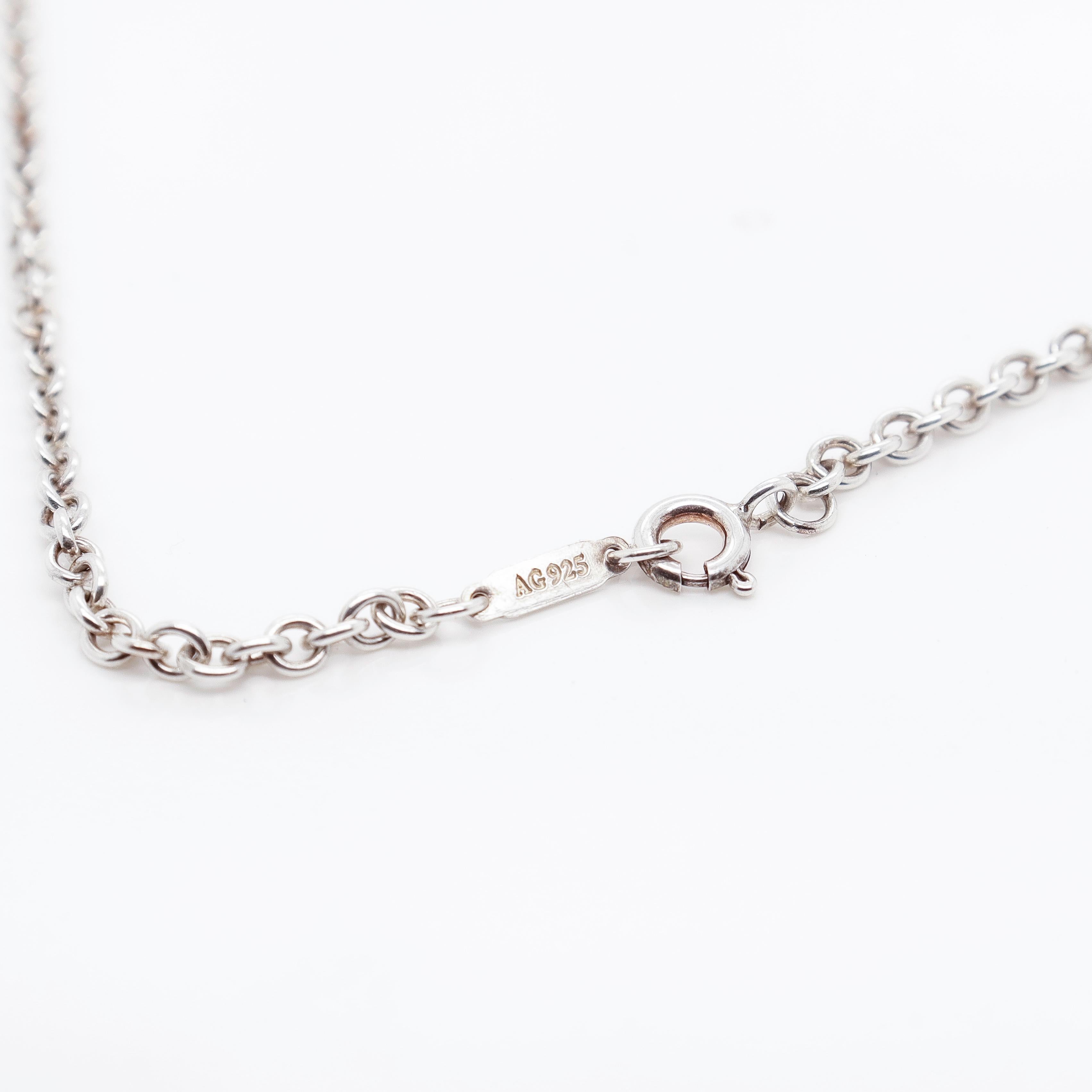 Tiffany & Co. 24-inch Sterling Silver Round Link Chain Necklace 3