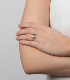 Tiffany & Co. 2.42ct Brilliant Cut Diamond Platinum Ring