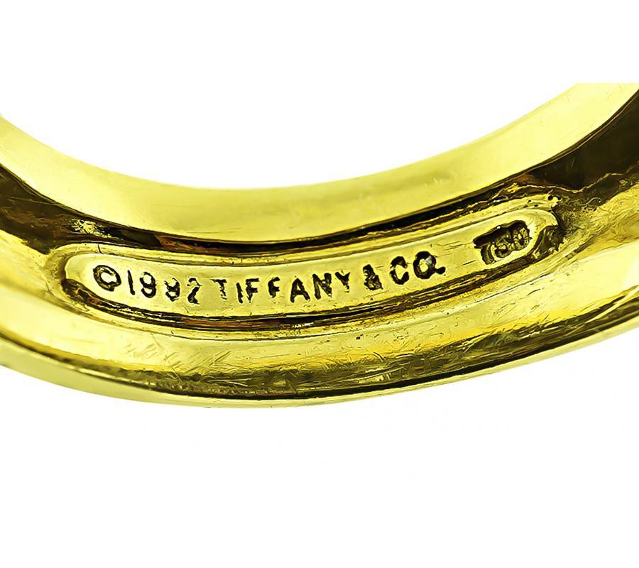 Tiffany & Co 2.50ct Diamond Gold Ring In Good Condition For Sale In New York, NY