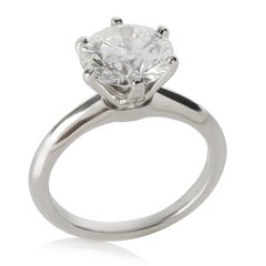 Tiffany & Co. 2.56 ct Round Brilliant Diamond Engagement Ring