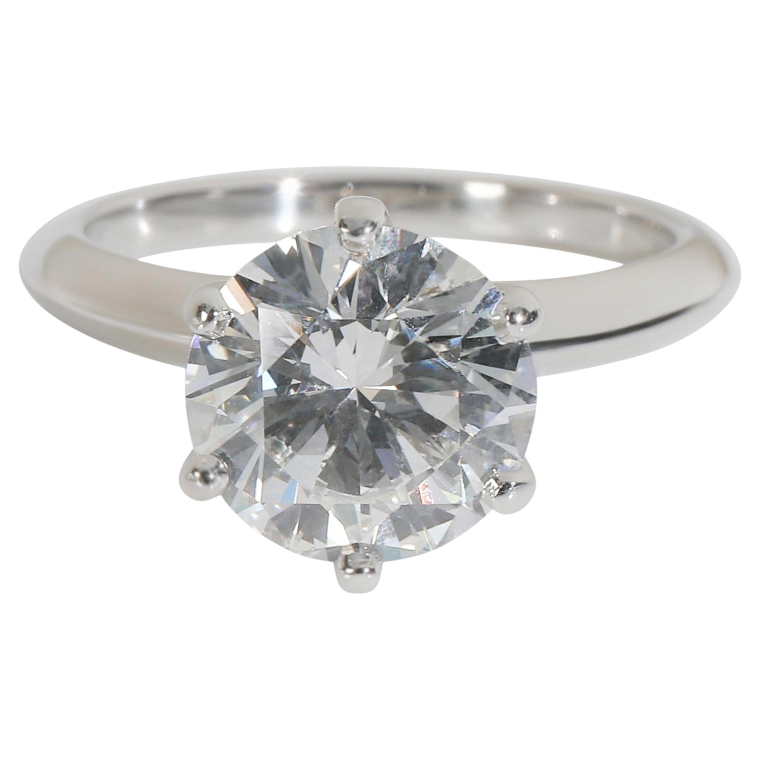 Tiffany & Co. 2.56 ct Runder Brillant-Diamant-Verlobungsring