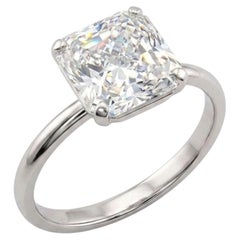 Tiffany & Co. 2.6 Carat True Solitaire Diamond Engagement Ring in Platinum