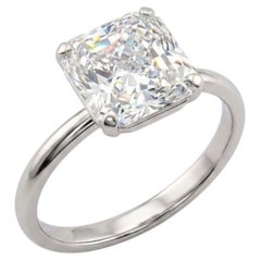 Tiffany & Co. 2.6 Carat True Solitaire Diamond Engagement Ring in Platinum