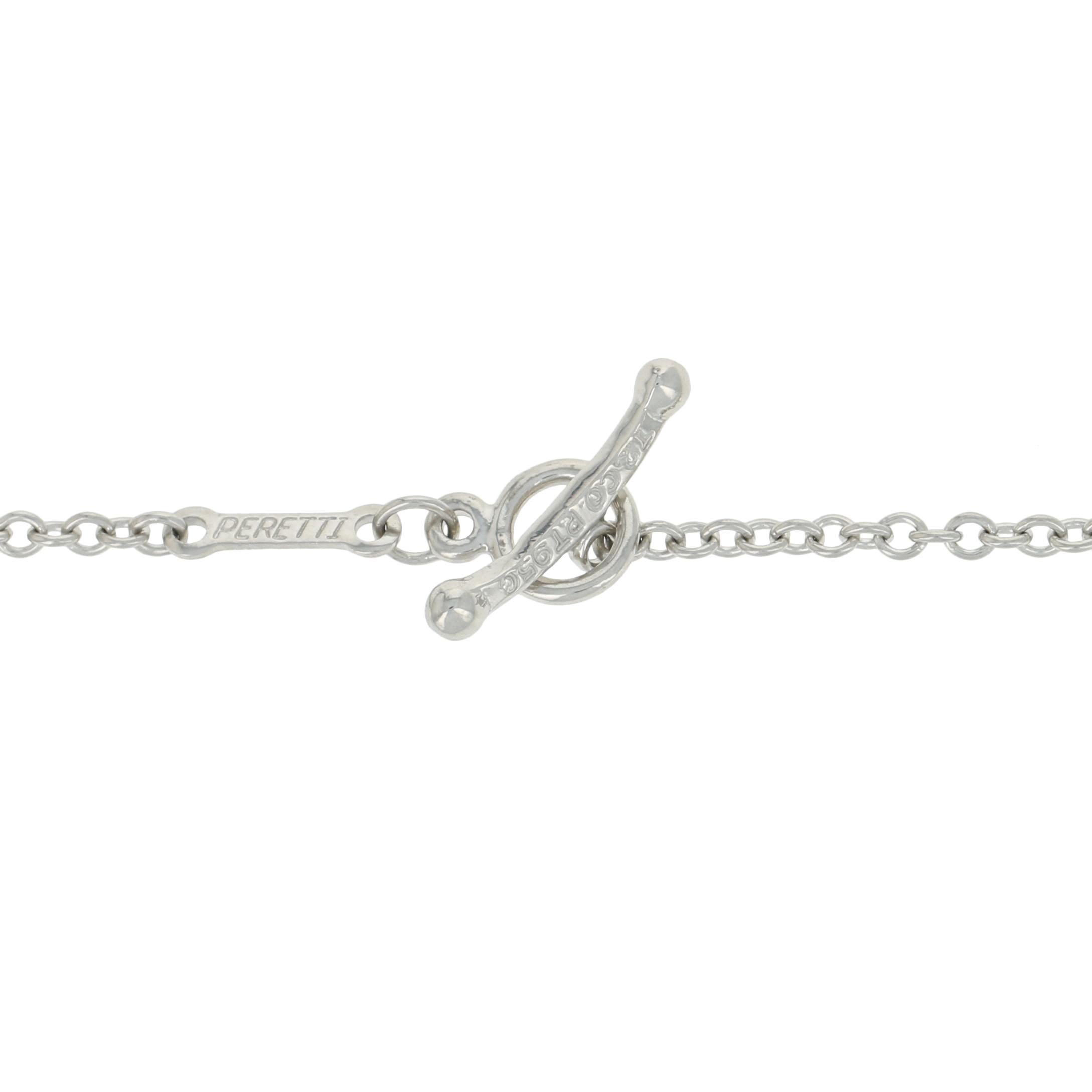 Women's Tiffany & Co. 2.60ctw Round Cut Diamond Elsa Peretti Sprinkles Necklace Platinum